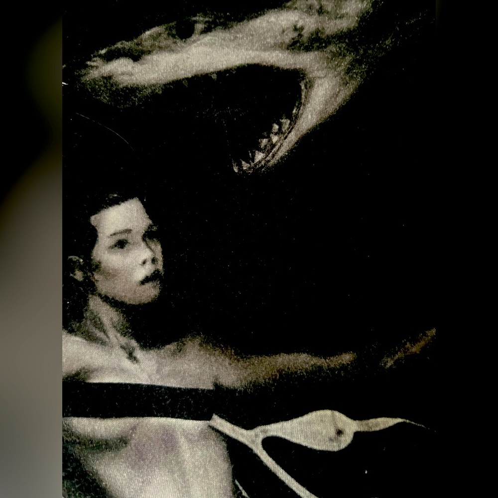 Riccardo Tisci for Givenchy 2013 cuban fit T mermaid, shark, orchid star, 17
